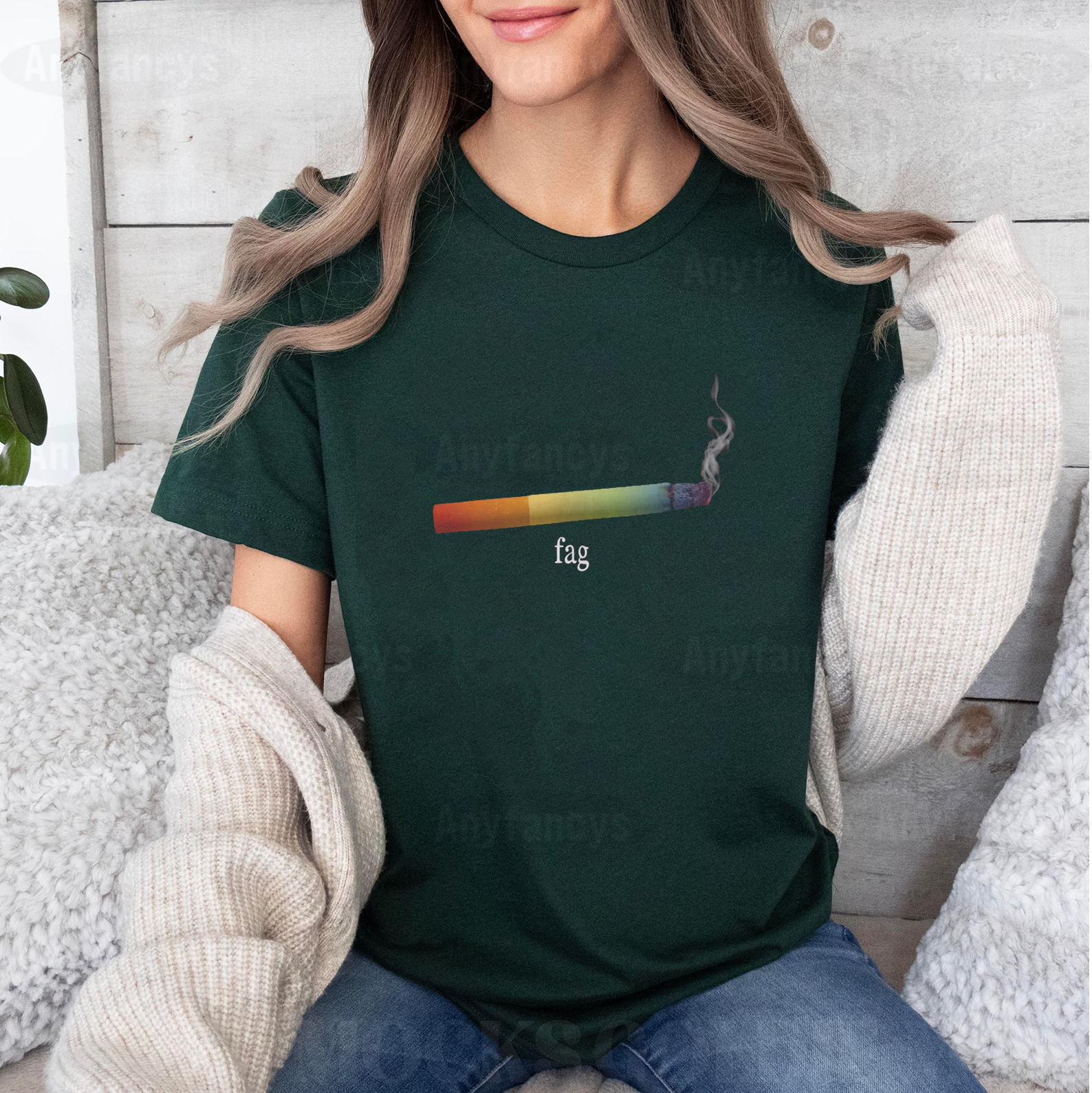 Fag Cigarette LGBT funny Unisex T-shirt