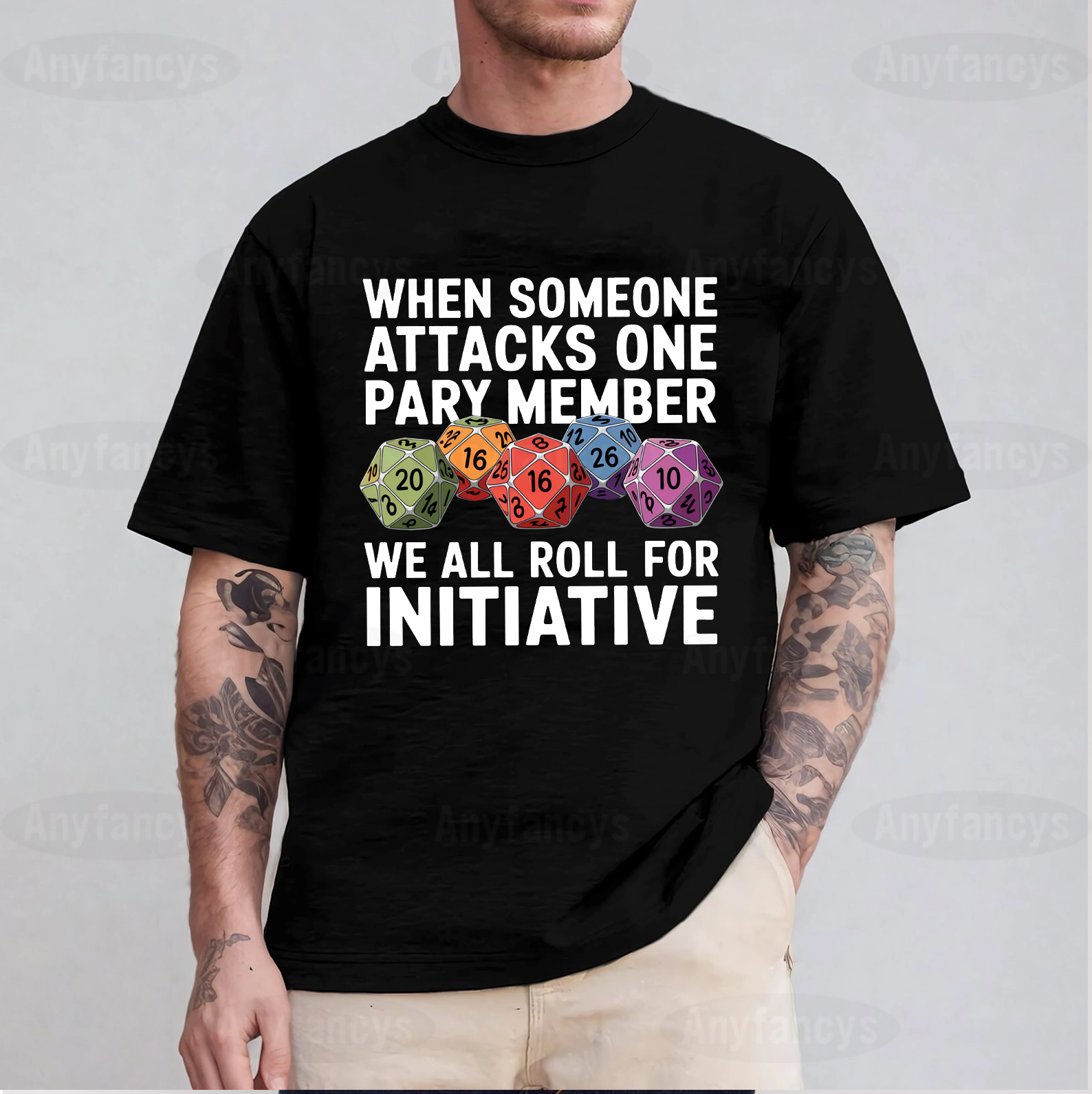 When Someone Attacks One Party Member, D20 Dice LGBTQ Ally  Unisex T-shirt