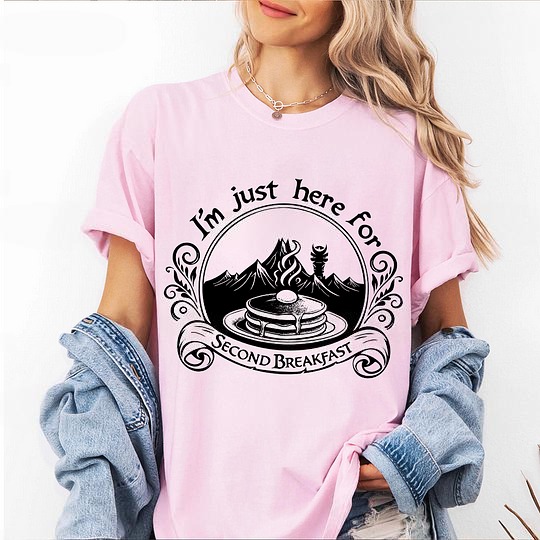 Here for Second breakfast Unisex T-shirt