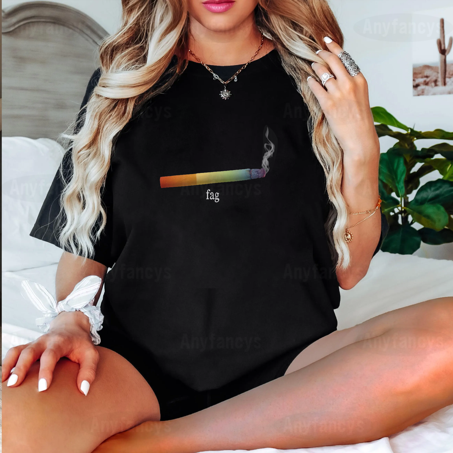 Fag Cigarette LGBT funny Unisex T-shirt