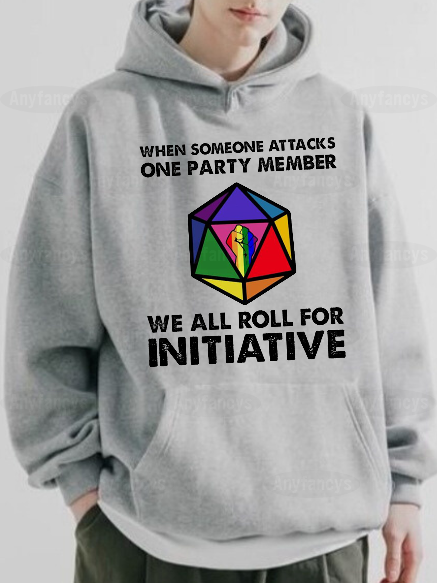 When Someone Attacks One Party Member We All Roll For Initiative Classic  T-shirt/Crewneck/Hoodie