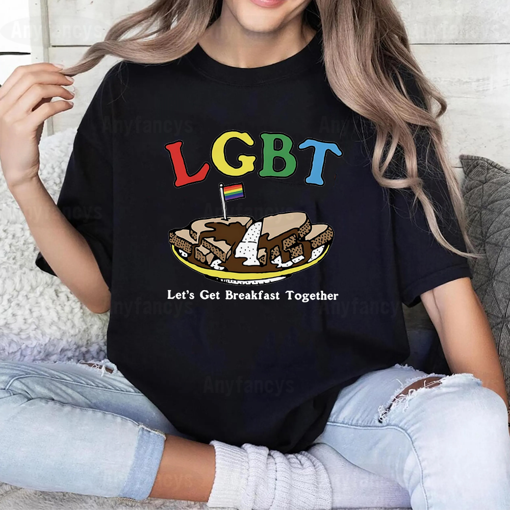 LGBT let’s get breakfast together flag Unisex T-shirt