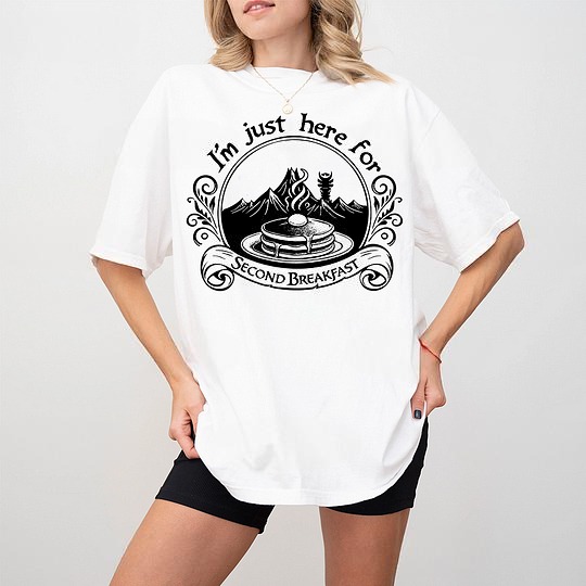 Here for Second breakfast Unisex T-shirt