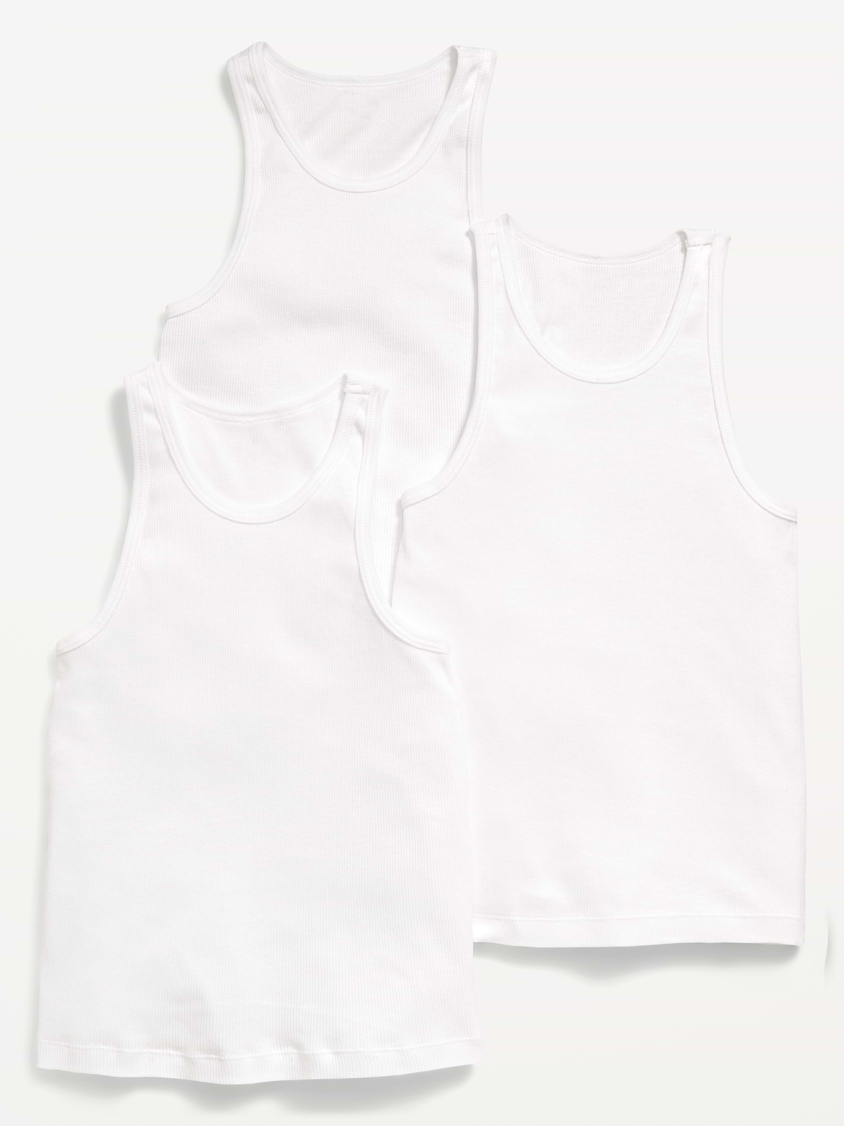 Rib-Knit Tank Top 3-Pack for Boys