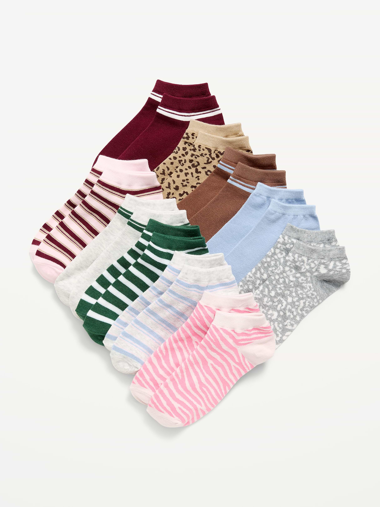 Ankle Socks 10-Pack for Girls