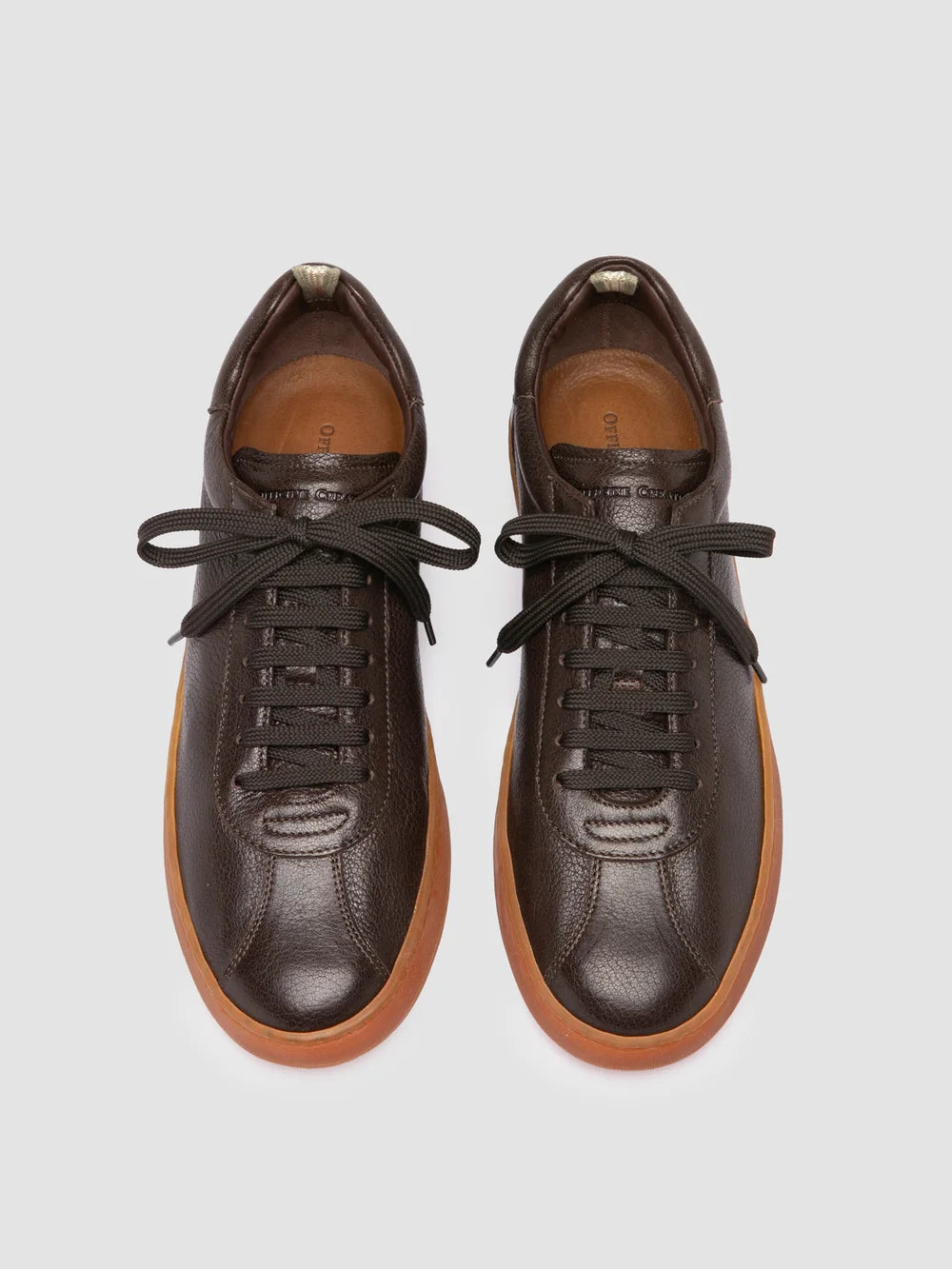 Braune Sneaker aus Leder