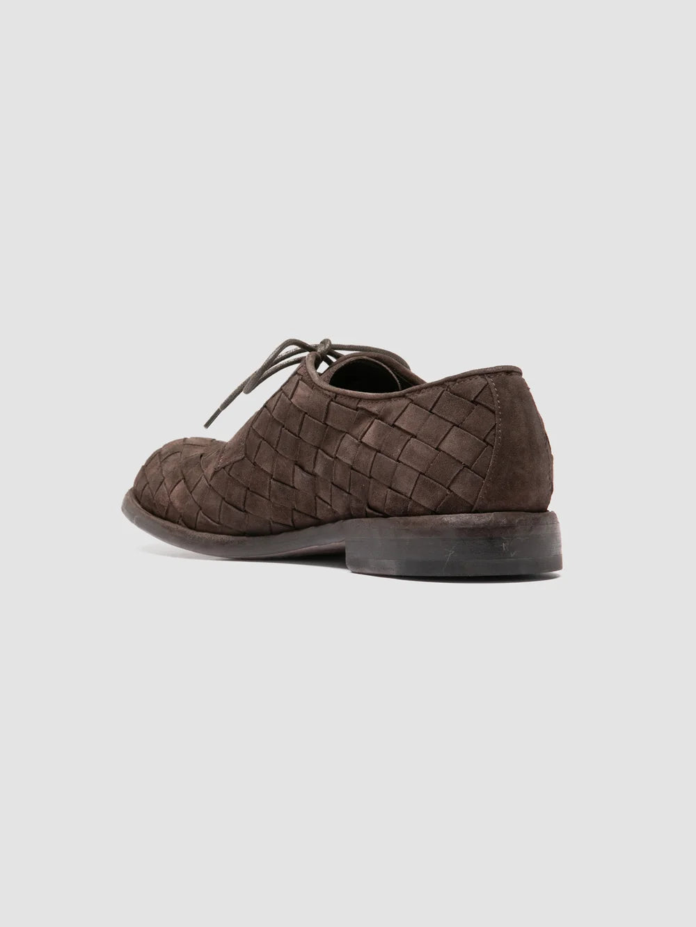 RUGGED 007 Braune Derby-Schuhe aus Wildleder