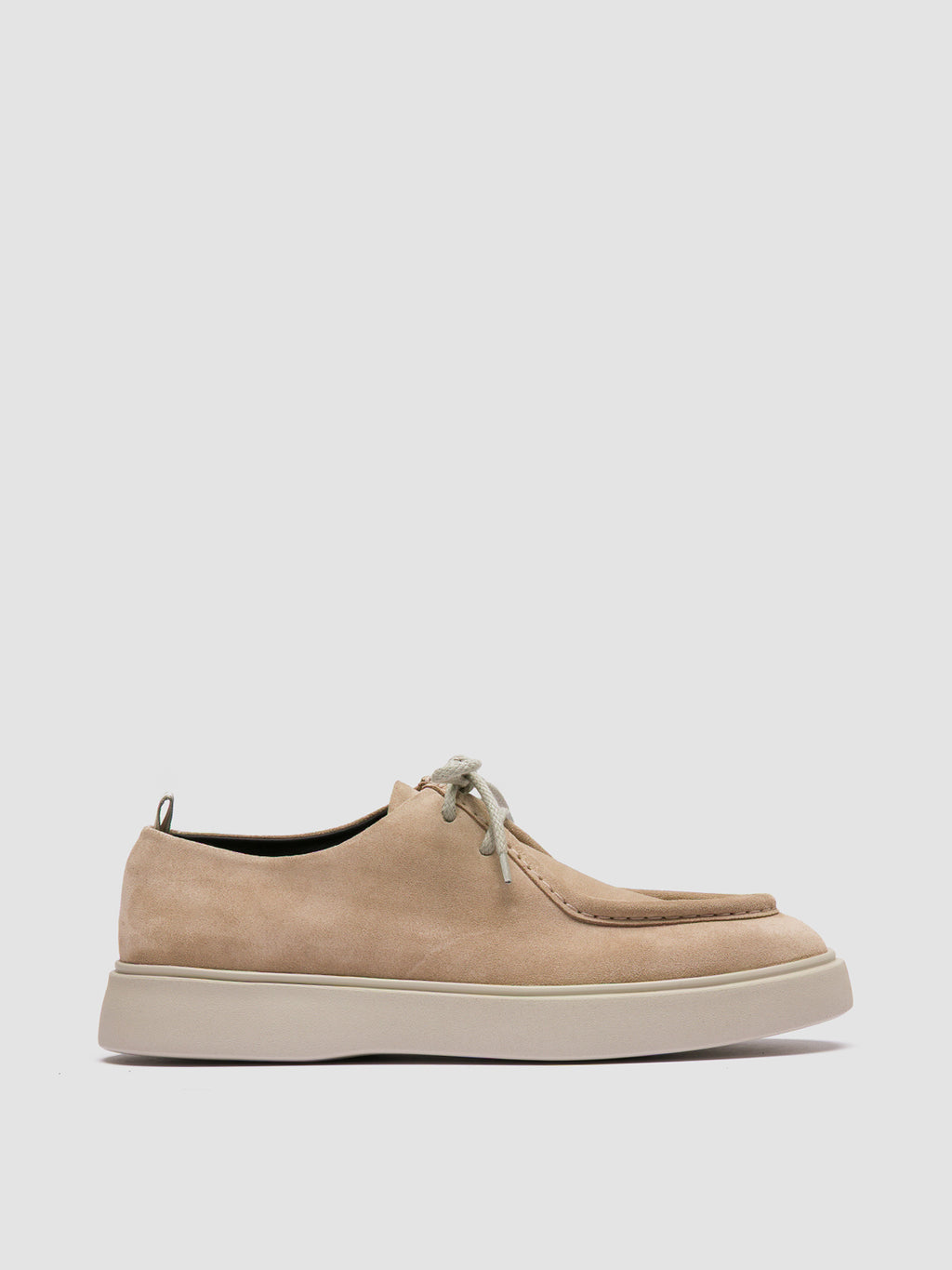 FRAME 011 Beige Derbyschuhe aus Wildleder