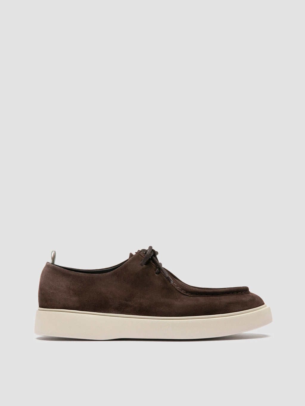 FRAME 011 Braune Derby-Schuhe aus Wildleder