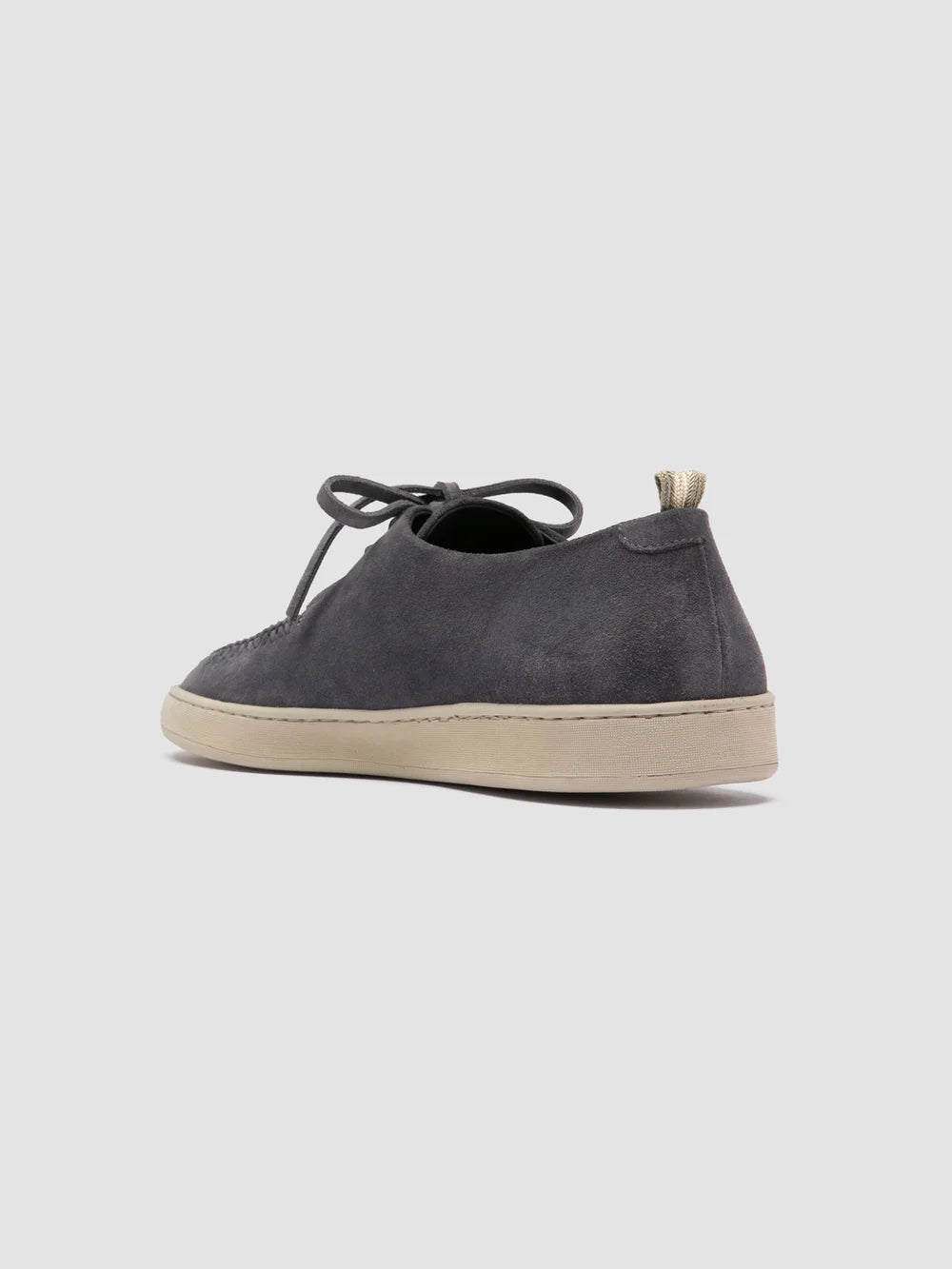 Blaue Derby-Schuhe aus Wildleder