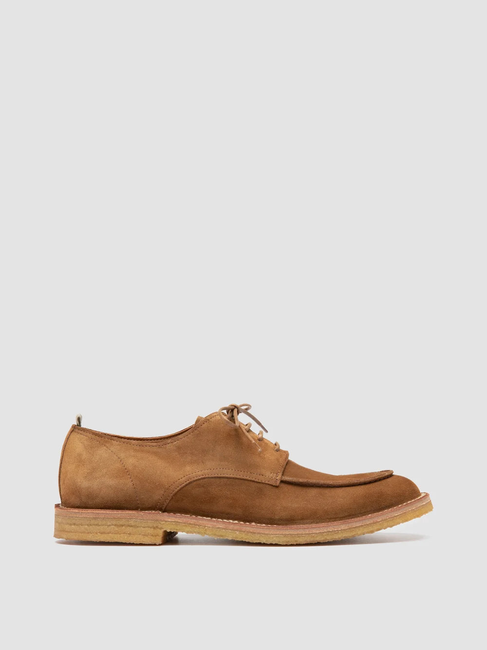 Braune Derby-Schuhe aus Wildleder