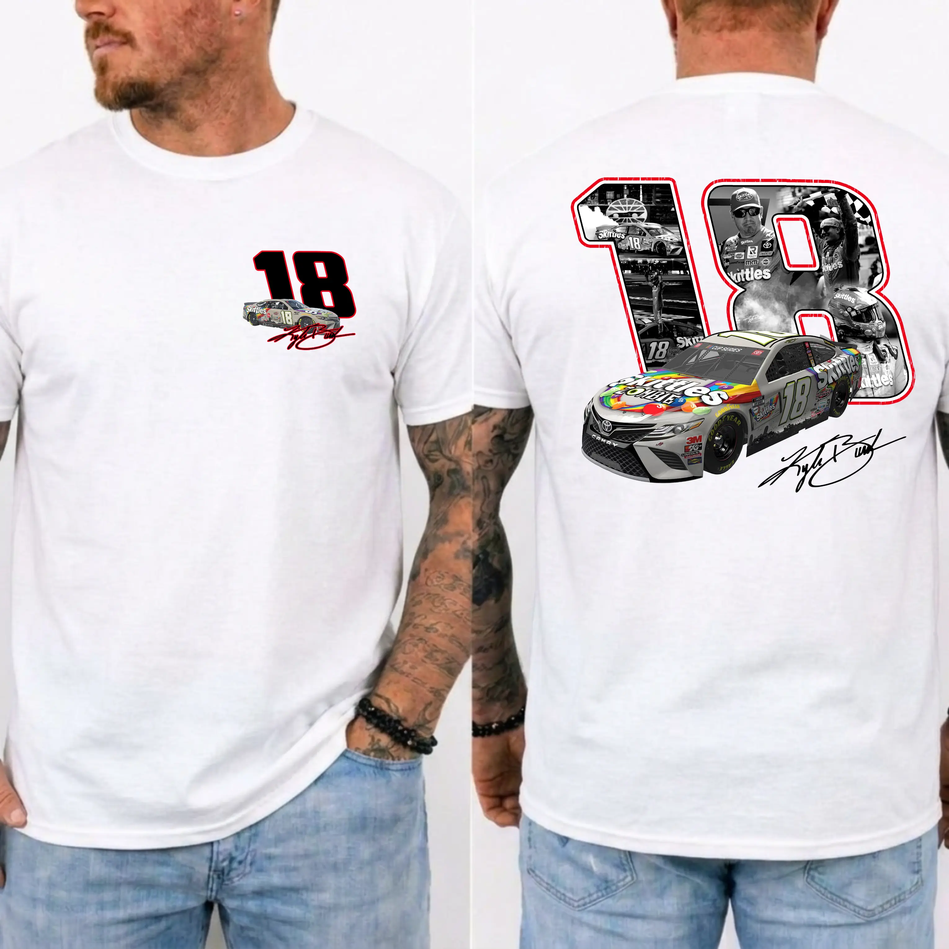 Kyle Busch 18 Tribute Shirt, NASCAR Legend Memorial Tee, RIP Rowdy 1985-2026 Shirt, Vintage NASCAR Tribute Top