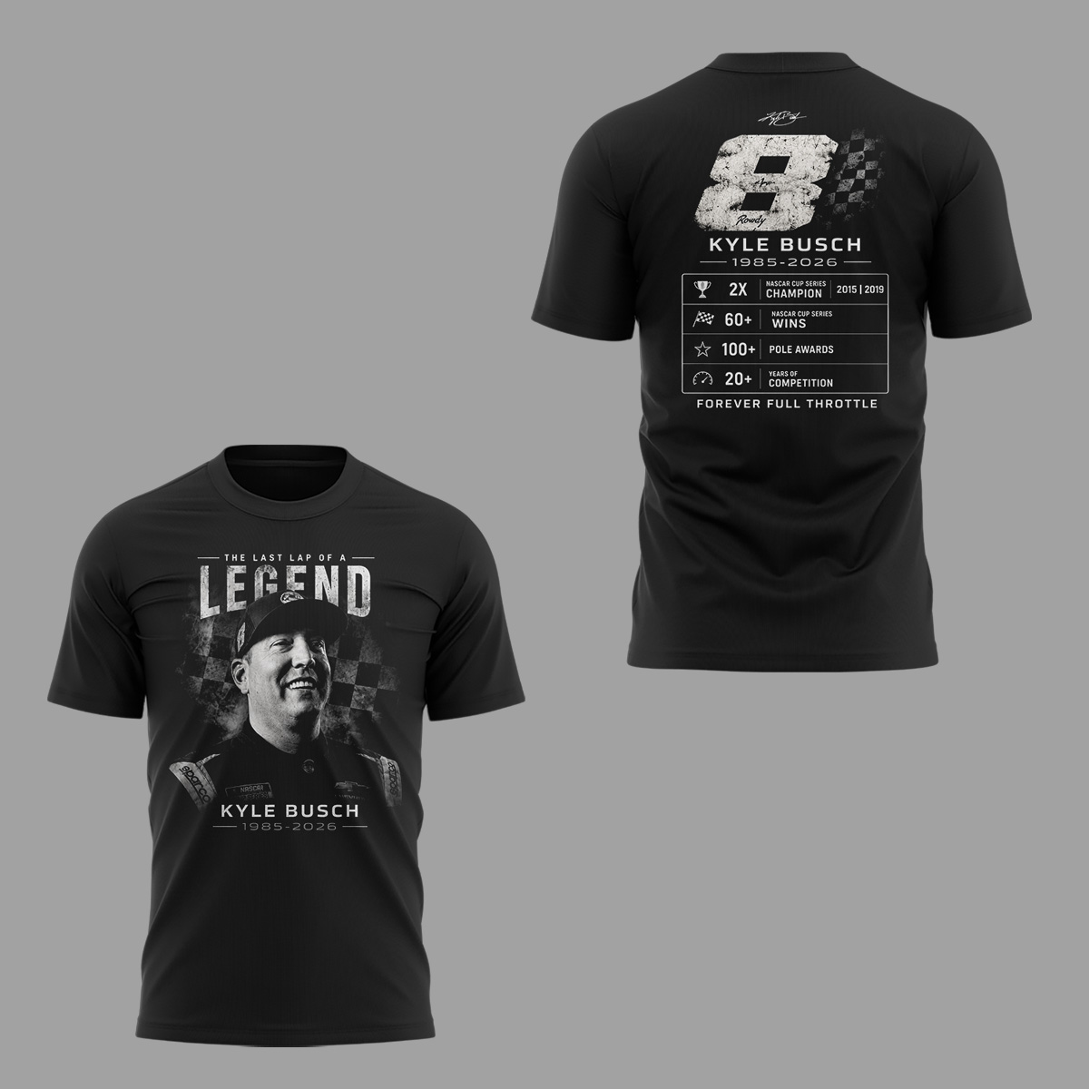 Limited Edition Rowdy Forever Racing Tribute Shirt-ND05222606