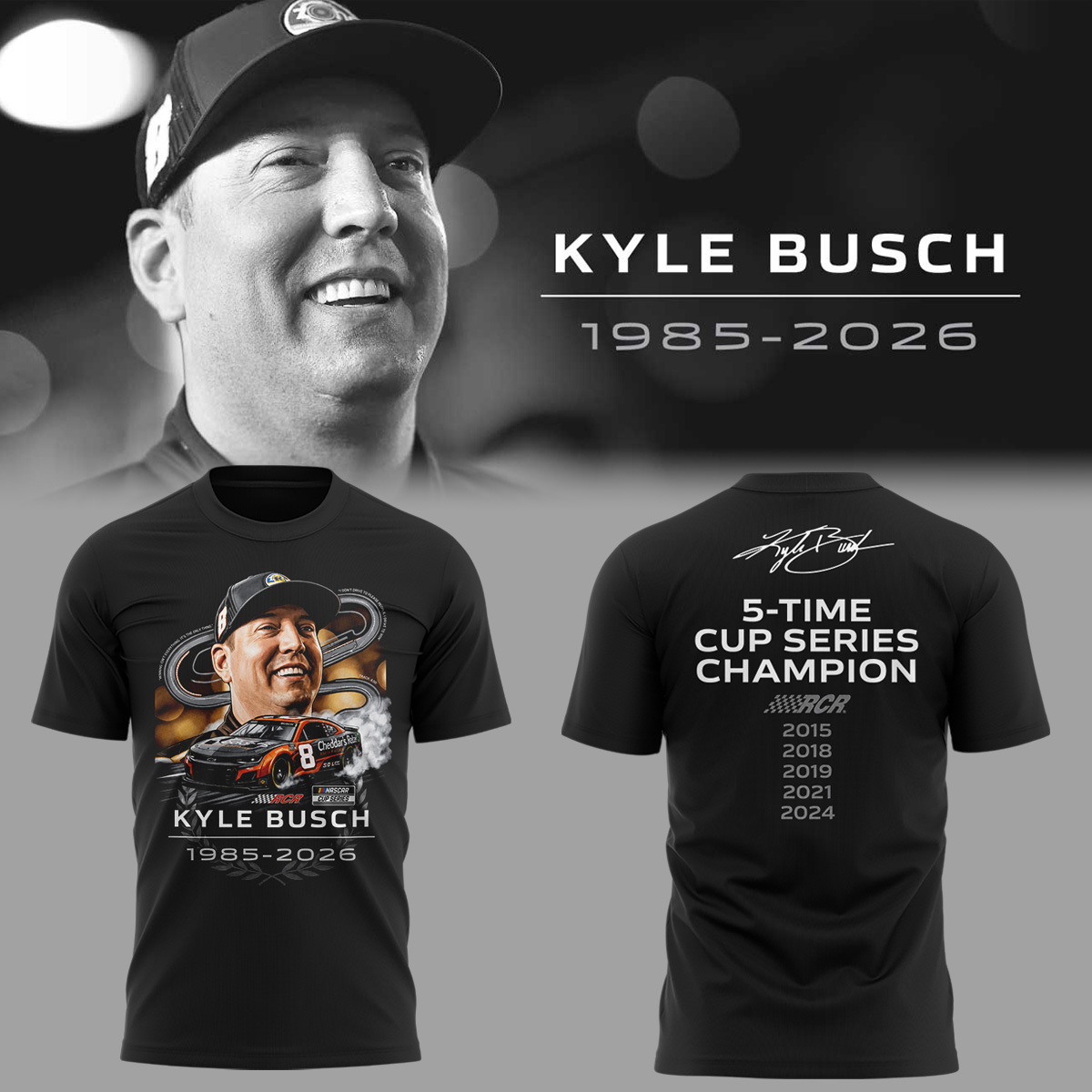 Limited Edition Rowdy Forever Racing Tribute Shirt-ND05222611