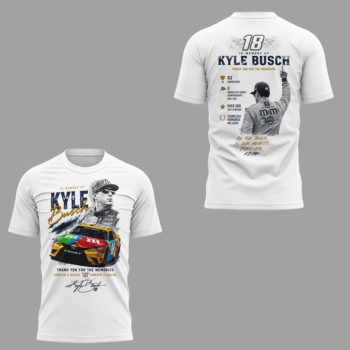 Limited Edition Rowdy Forever Racing Tribute Shirt-ND05222613