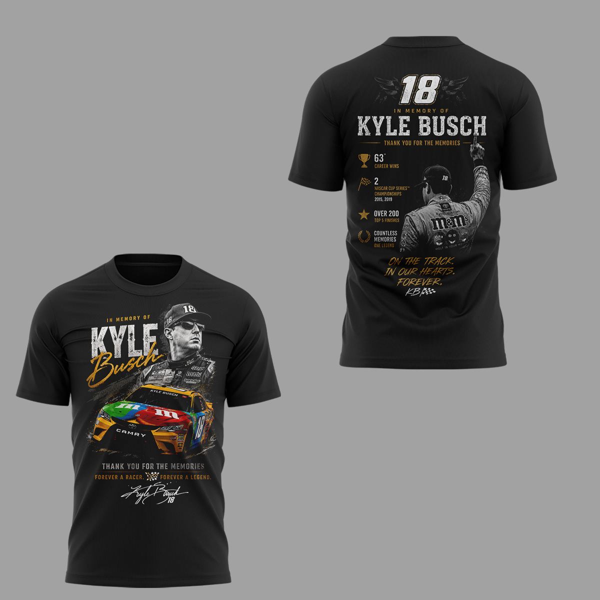 Limited Edition Rowdy Forever Racing Tribute Shirt-ND05222616