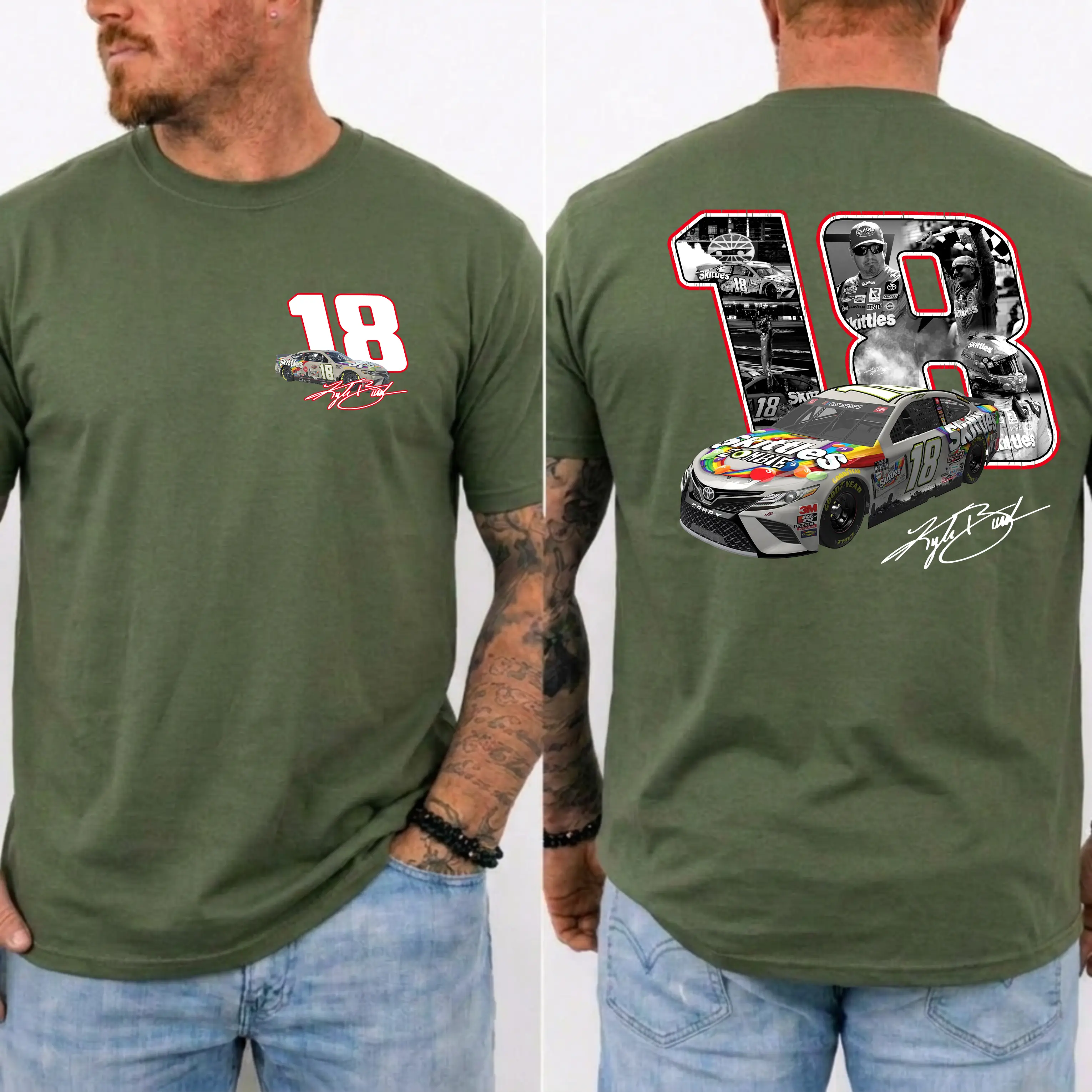 Kyle Busch 18 Tribute Shirt, NASCAR Legend Memorial Tee, RIP Rowdy 1985-2026 Shirt, Vintage NASCAR Tribute Top