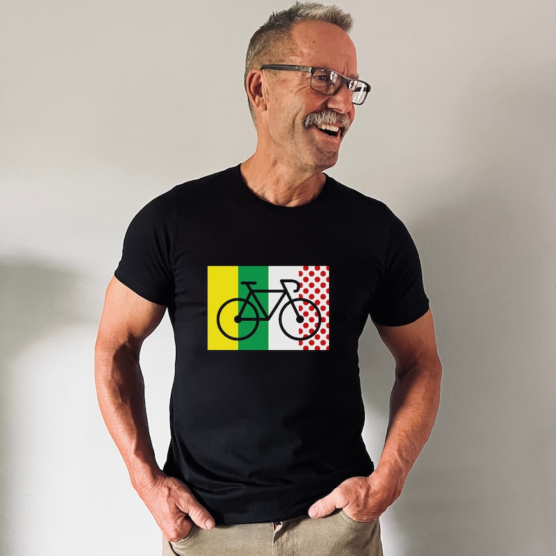 Tour de France Cycling T-Shirt, Stylish Biker Tee