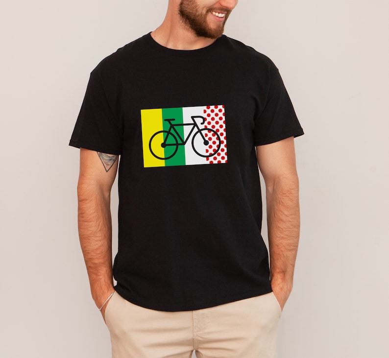 Tour de France Cycling T-Shirt, Stylish Biker Tee