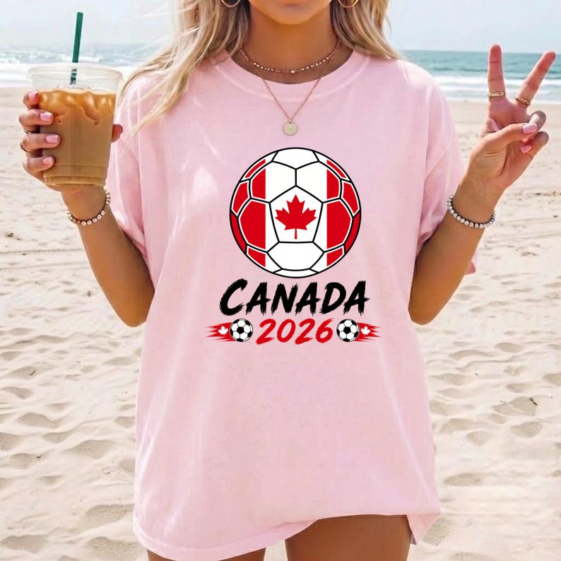 Canada Soccer Fan T-Shirt, Canada Flag Football Supporter Tee, Match Day Pride Shirt