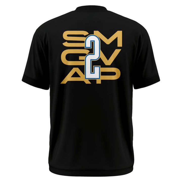 Shai Gilgeous Alexander BACK-TO-BACK MVP Black T-Shirt V2