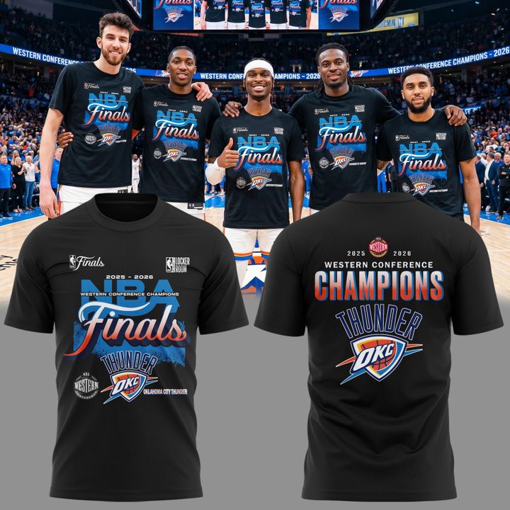 Exclusive Oklahoma City Thunder Finals - OKC Western Conference Champions T-Shirt