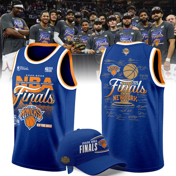 New York Knicks 2026 NBA Eastern Conference Champions jersey