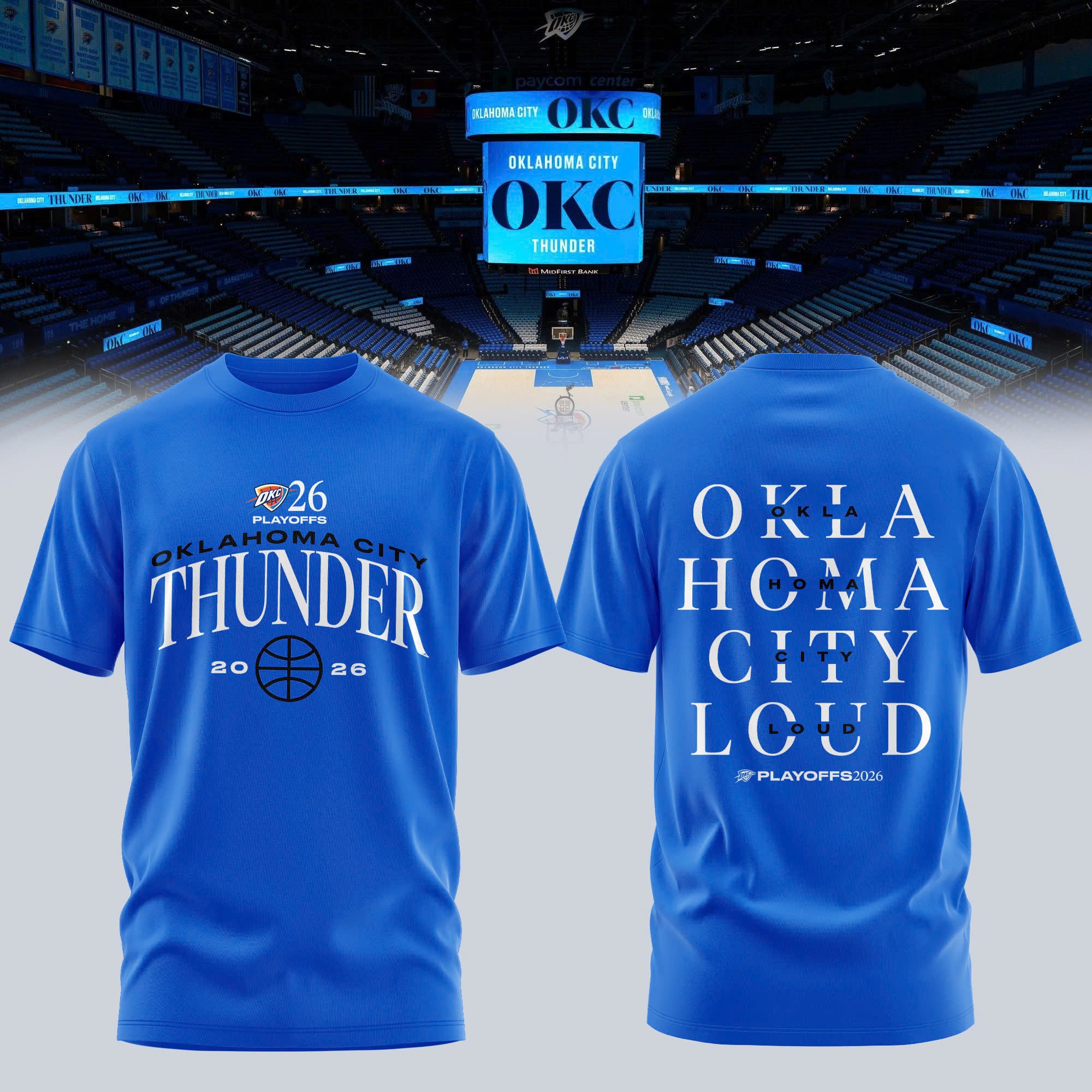  OKC Thunder Loud City 2026 Playoffs T-Shirt