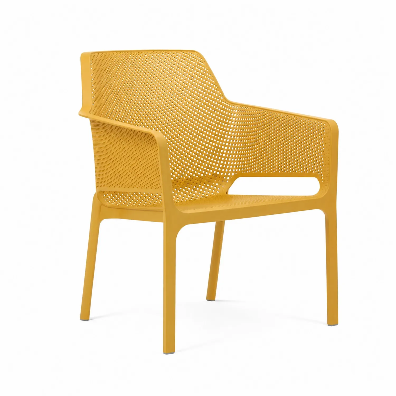 Sedia da Esterno in Polipropilene Giallo-Elqironix
