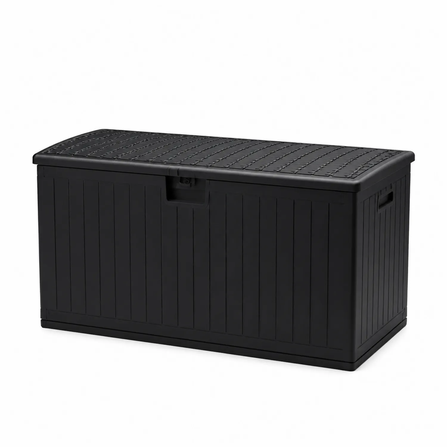 Contenitore rettangolare in plastica nera 120x50x60 cm-Elqironix
