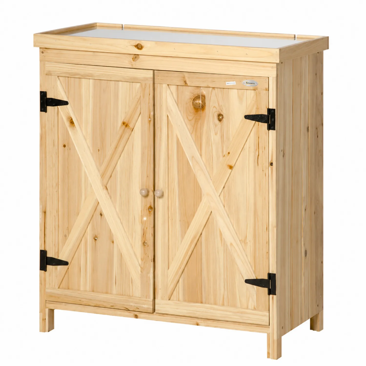 Armadio Portaoggetti in Legno di Pino-Elqironix