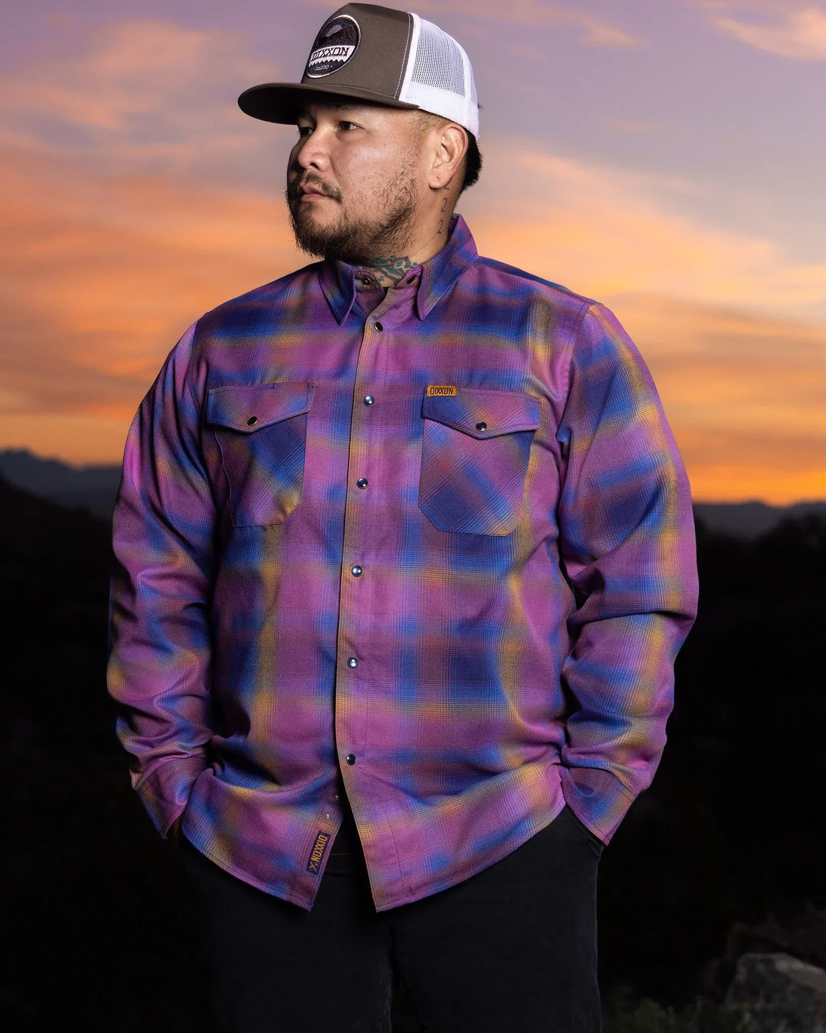 DIXXON Flannel Plaid Flannel Button-Down Shirt - Limited Edition lot of 10！