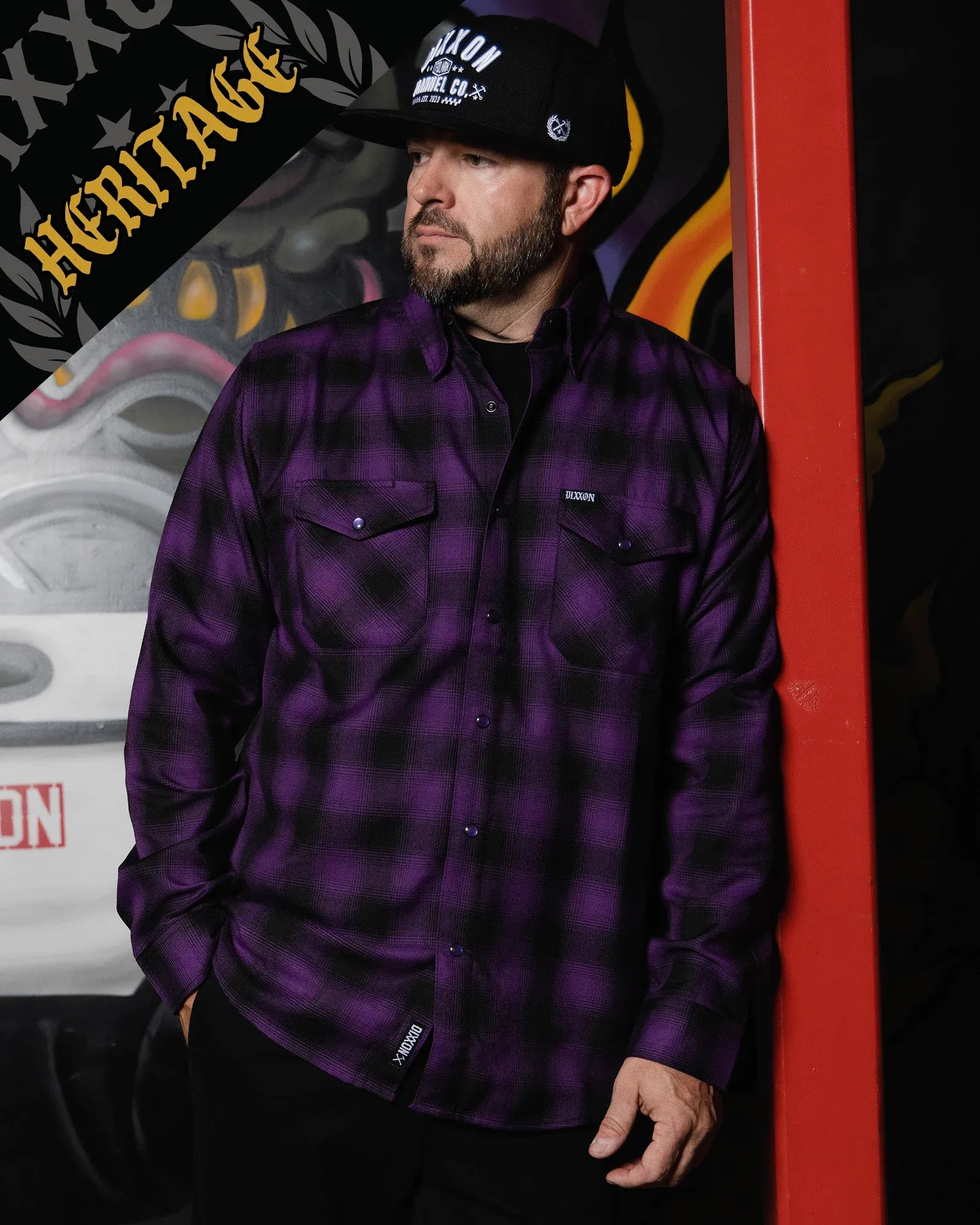 DIXXON Flannel Plaid Flannel Button-Down Shirt - Limited Edition lot of 10！