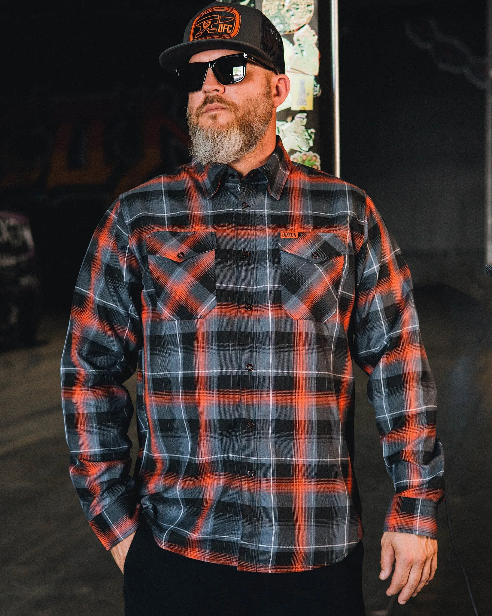 DIXXON Flannel Plaid Flannel Button-Down Shirt - Limited Edition lot of 10！