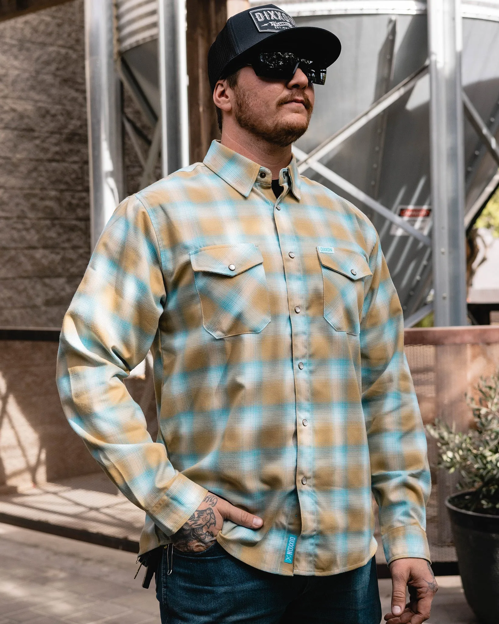 DIXXON Flannel Plaid Flannel Button-Down Shirt - Limited Edition lot of 10！