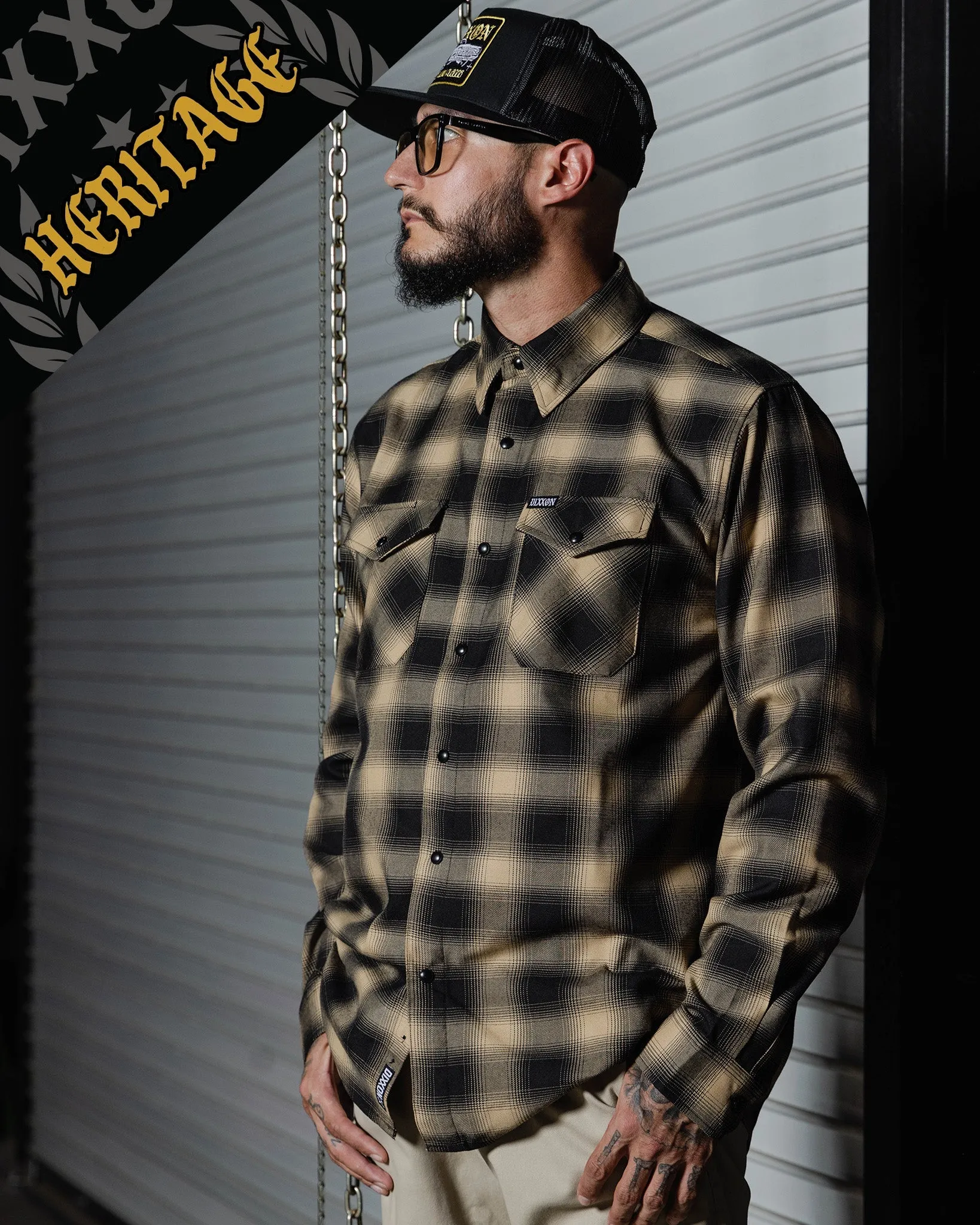 DIXXON Flannel Plaid Flannel Button-Down Shirt - Limited Edition lot of 10！