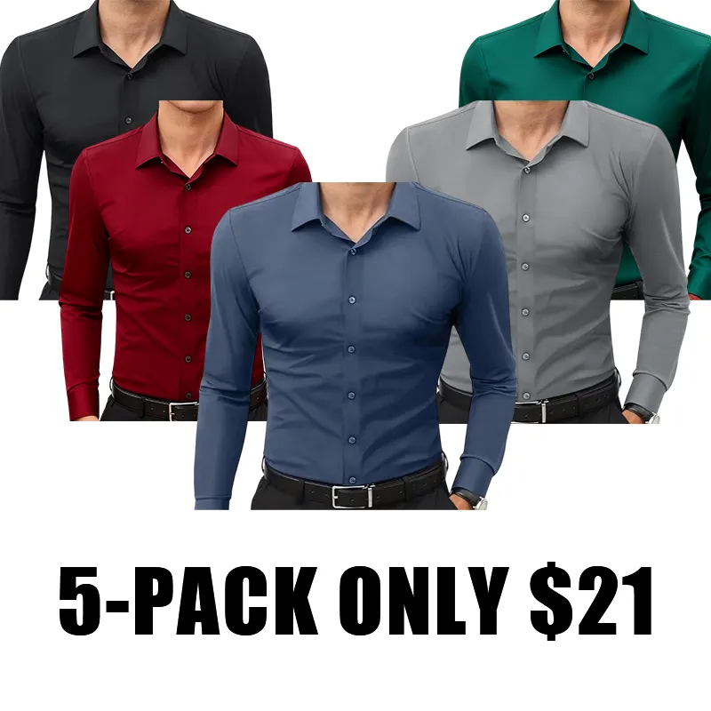 Men’s Long-Sleeve Stretch Shirt