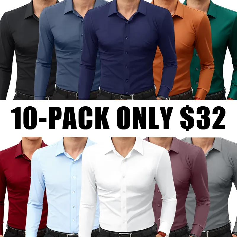 Men’s Long-Sleeve Stretch Shirt