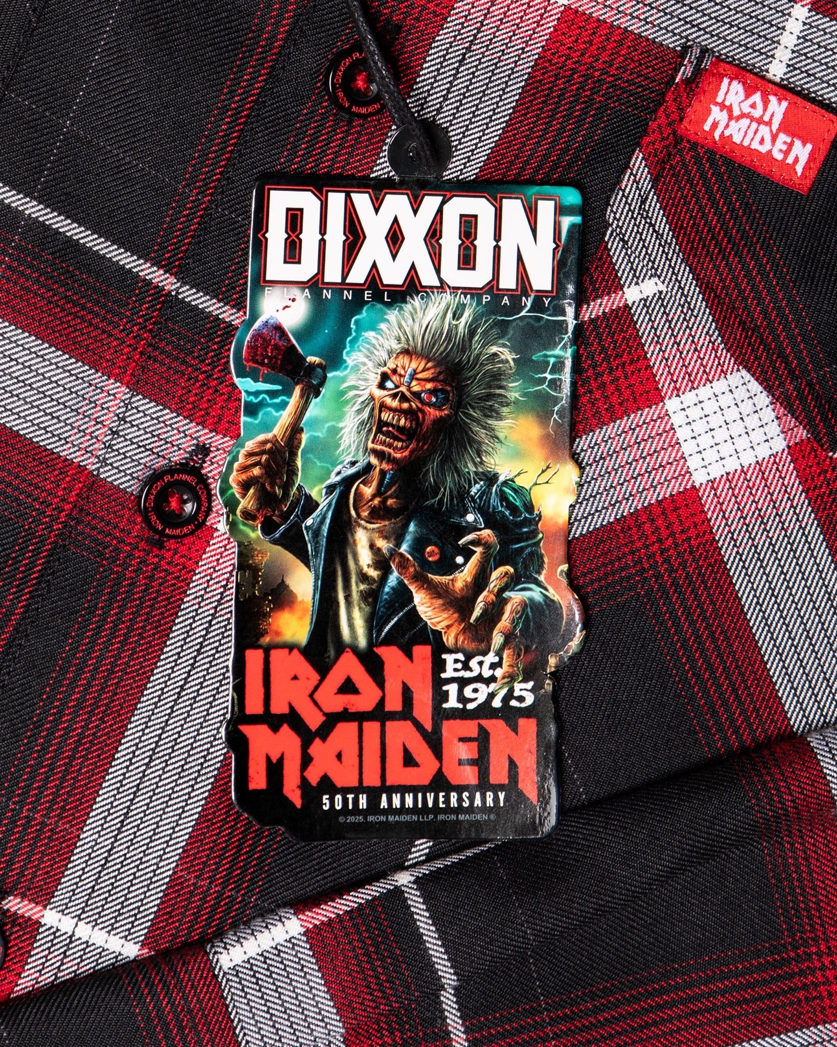 Iron Maiden 50th Anniversary Flannel - Dixxon Flannel Co.