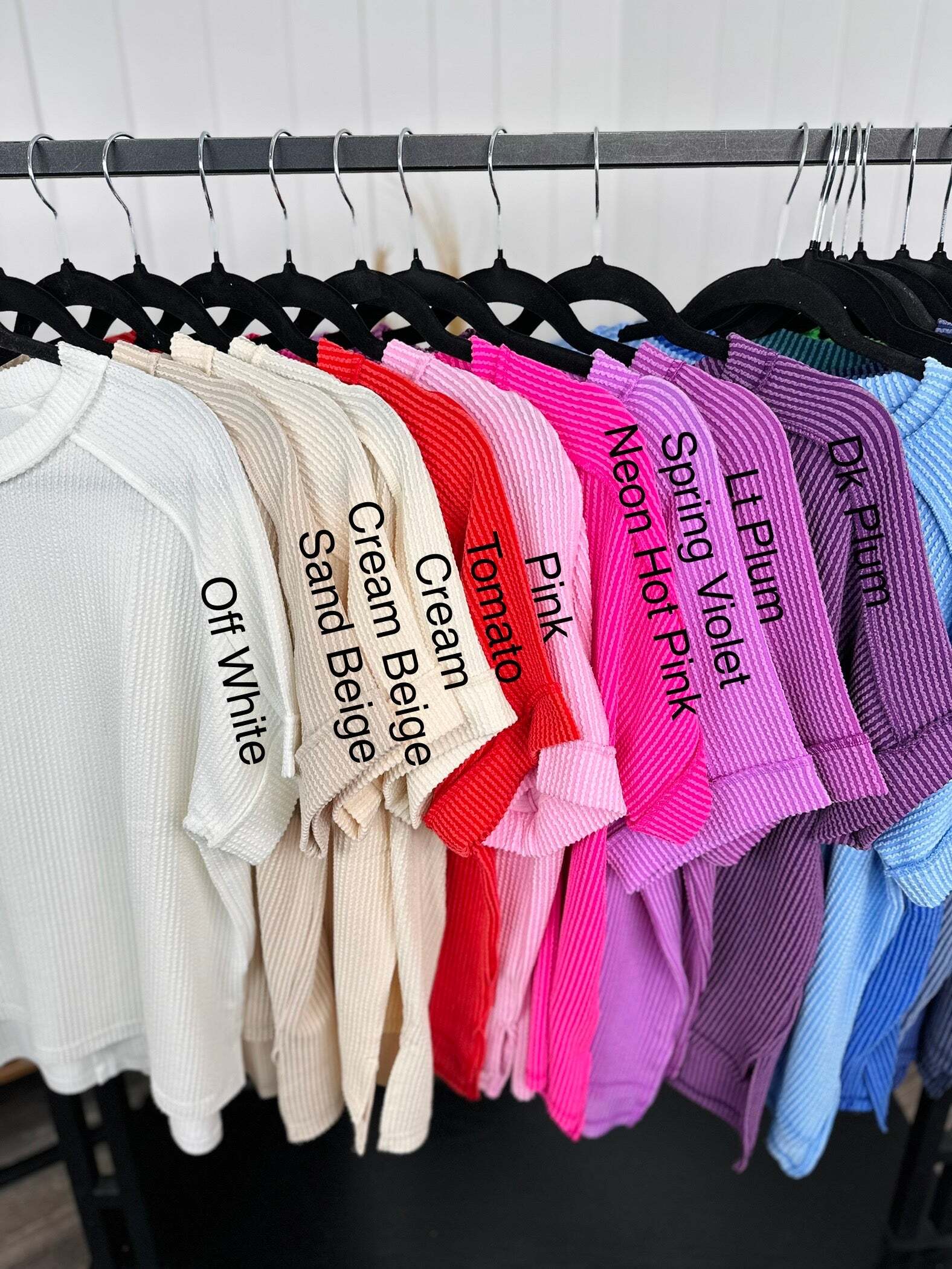 ⏰Hot Sale-2025 Tops Short Sleeve T-Shirts Cute Round Neck T-Shirts Shirts (Multiple Colors)