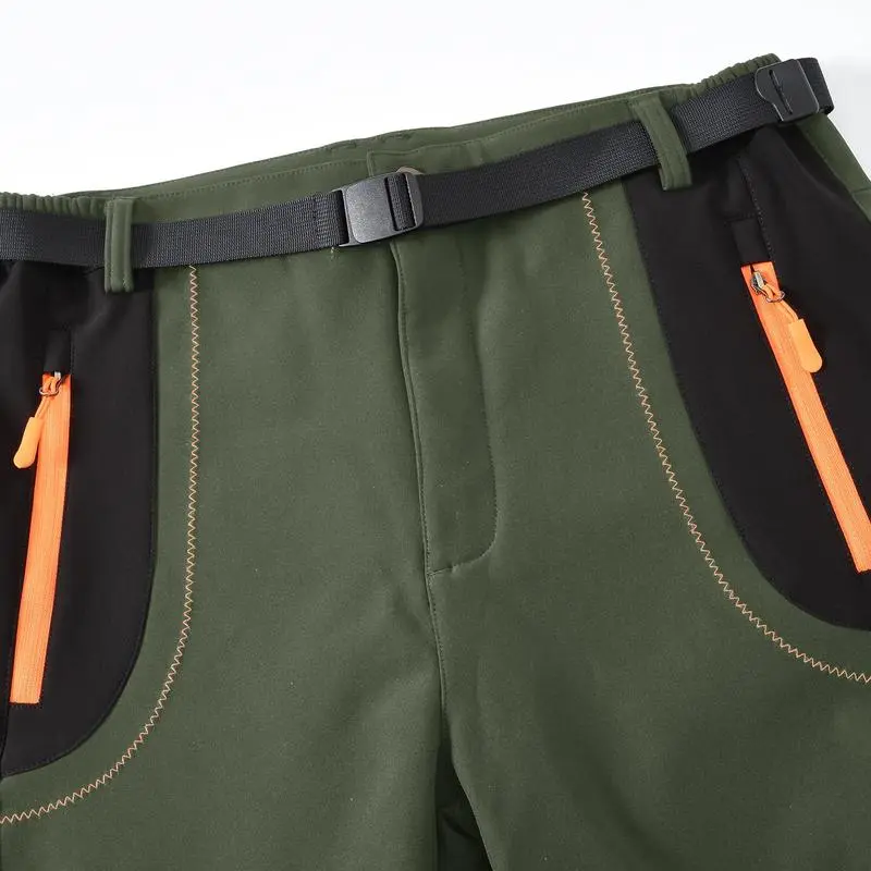 Men's Waterproof Fleece-Lined Softshell Pants