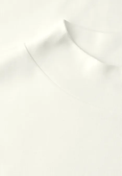 Basic T-Shirt mit Turtle Neck