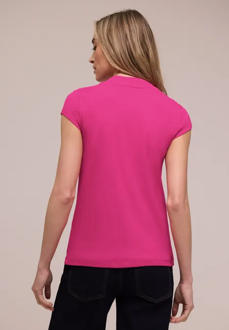 Basic T-Shirt mit Turtle Neck