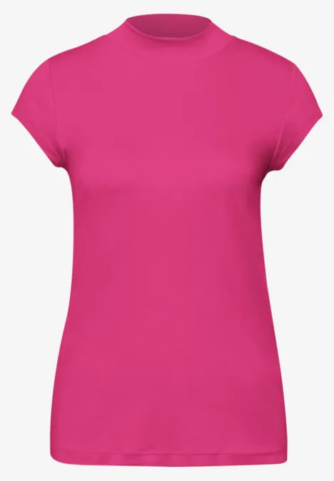 Basic T-Shirt mit Turtle Neck