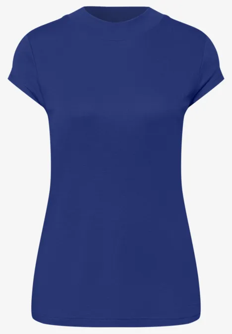 Basic T-Shirt mit Turtle Neck