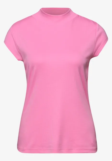 Basic T-Shirt mit Turtle Neck
