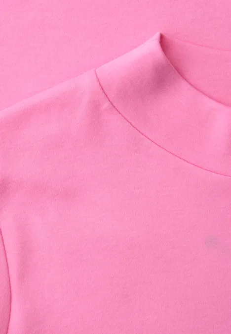 Basic T-Shirt mit Turtle Neck