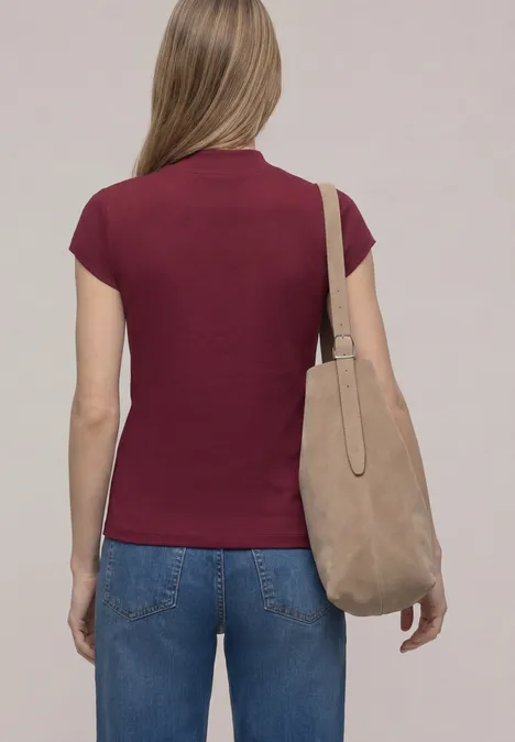 Basic T-Shirt mit Turtle Neck