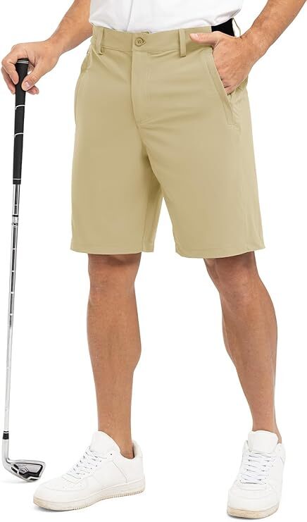 🔥Men's Golf Work Shorts Stretch Waistband Dry Fit