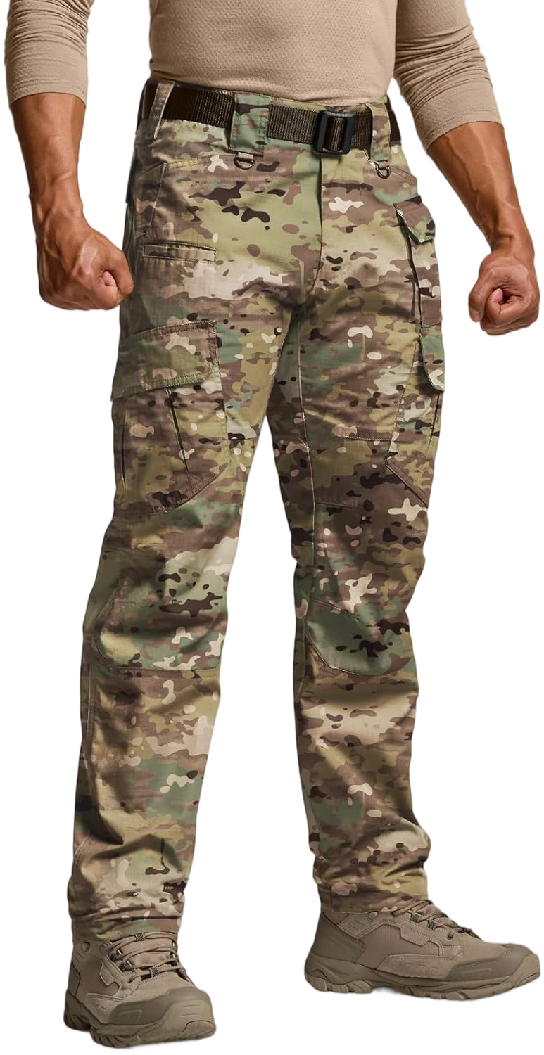 [8-PACK/8-COLOR]Men's Tactical Work Pants 9 Pockets Ripstop
